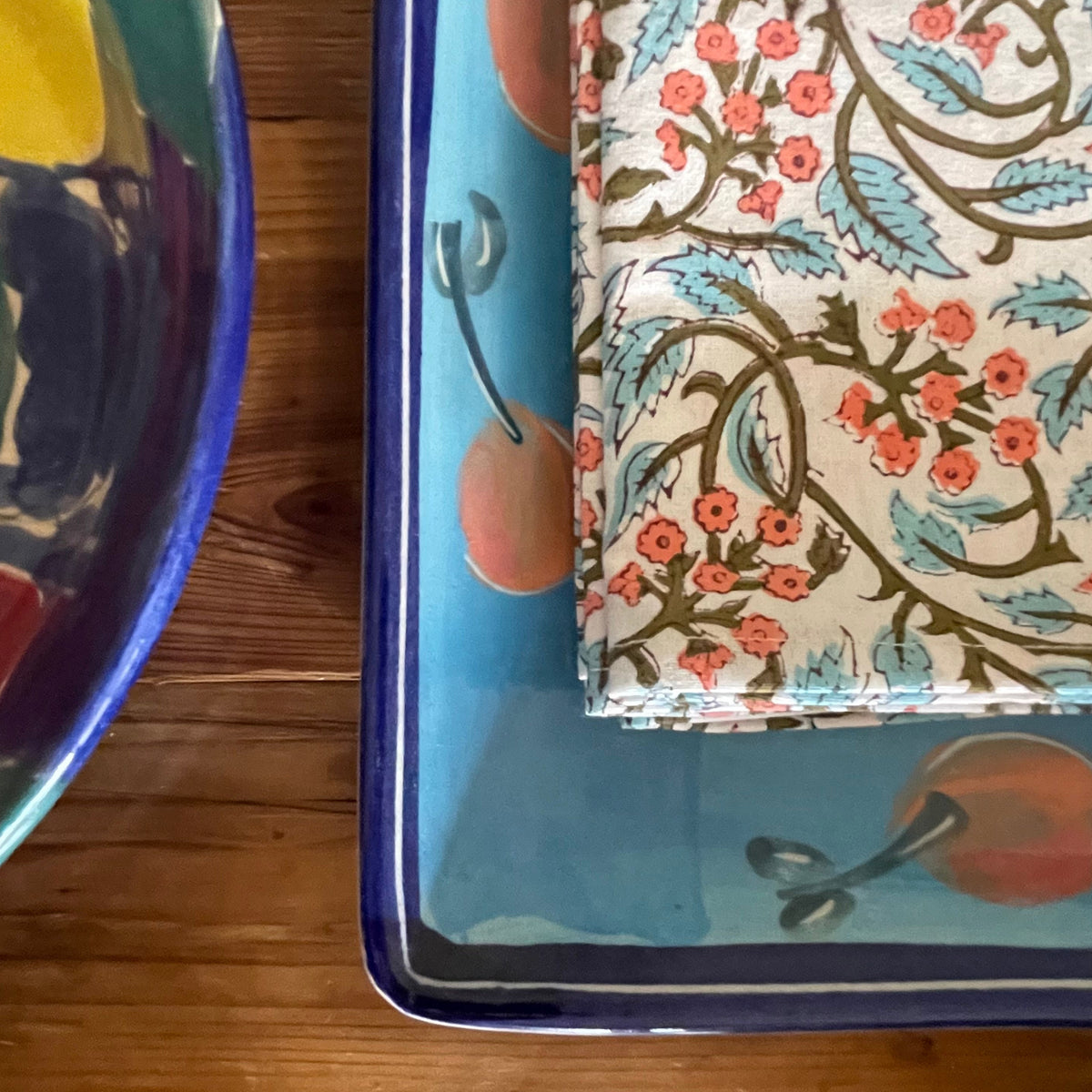 "BLOSSOM VINE" - 100% COTTON NAPKIN SET