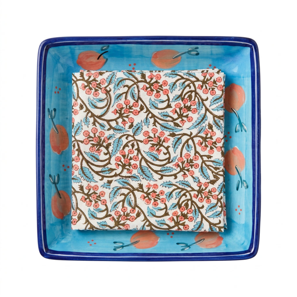 "BLOSSOM VINE" - 100% COTTON NAPKIN SET