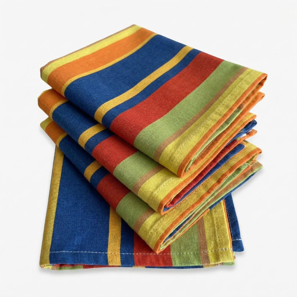 "ISLA STRIPE" - 100% COTTON NAPKIN SET