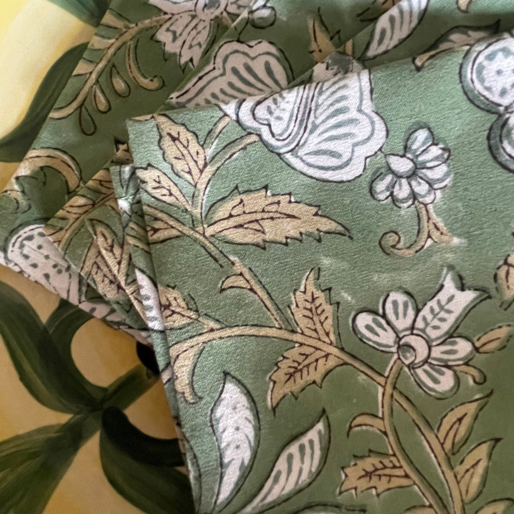 "OLIVE GROVE" - 100% COTTON NAPKIN SET