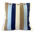 Peregian ~ 100% Loomed Cotton Cushion Cover + Coconut Shell Buttons